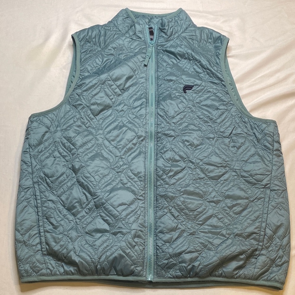 Fabletics Quilted Blue Vest Size XL